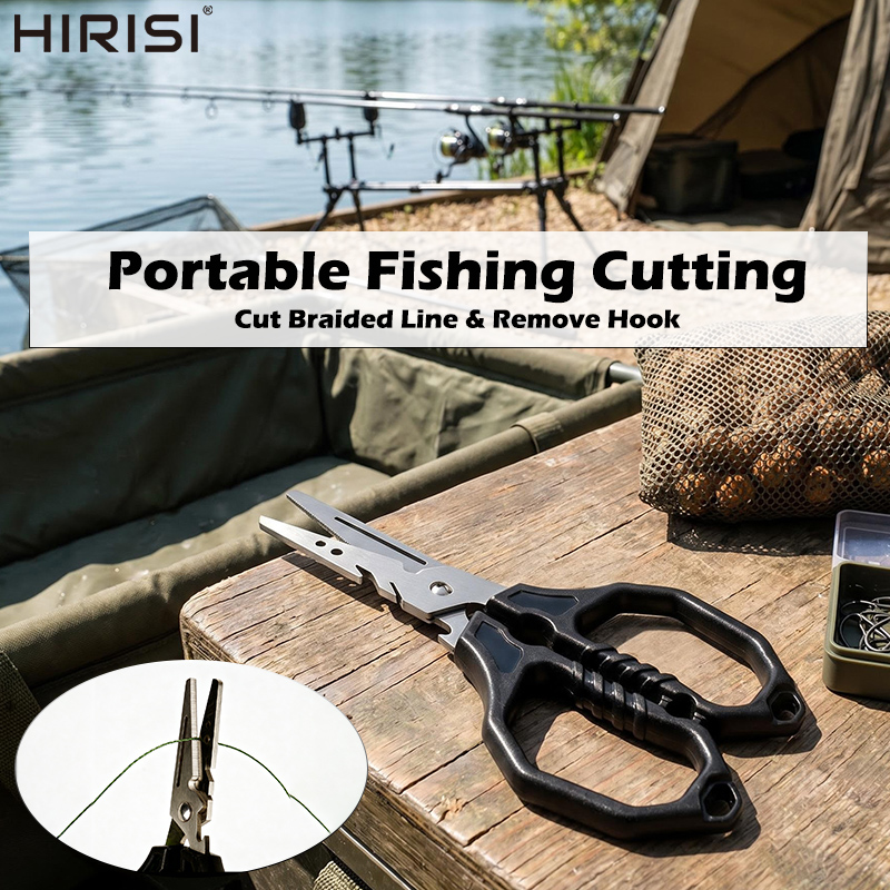 Fishing Line Cutter - مقص صيد متعدد الوظائف من الفولاذ