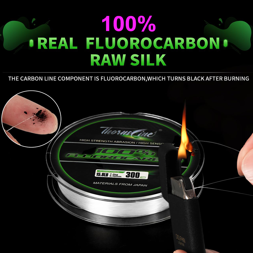 Fluorocarbon Line - خيط صيد ثورنز لاين 100% فلوروكربون