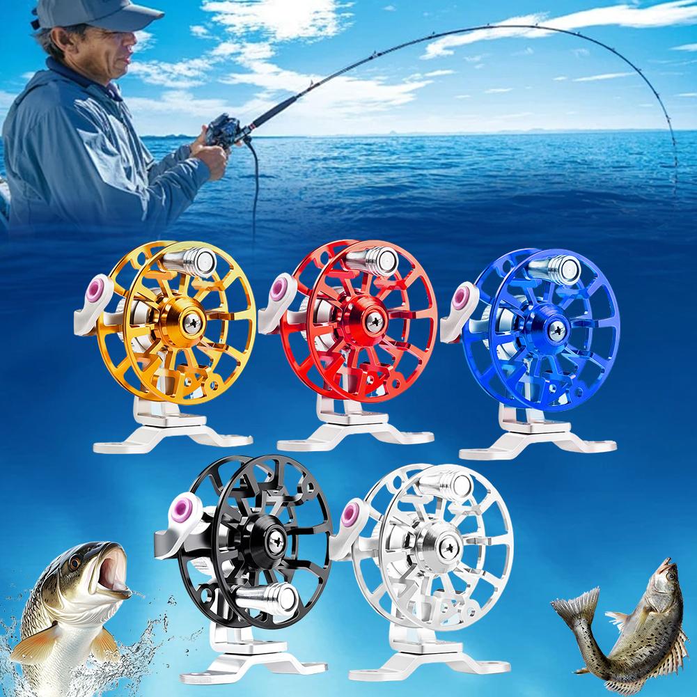 بكرة صيد معدنية صغيرة محمولة،  - مراجعة Ice Fishing Line وسعره