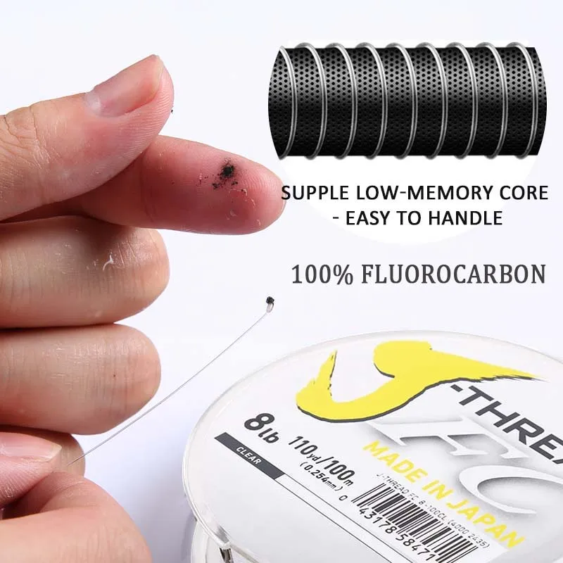 DaiwaJ-Fluoro خط زعيم الفلوروك - مراجعة Fluorocarbon Line وسعره